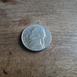 monnaie &eacute;tats unis five cts 1999