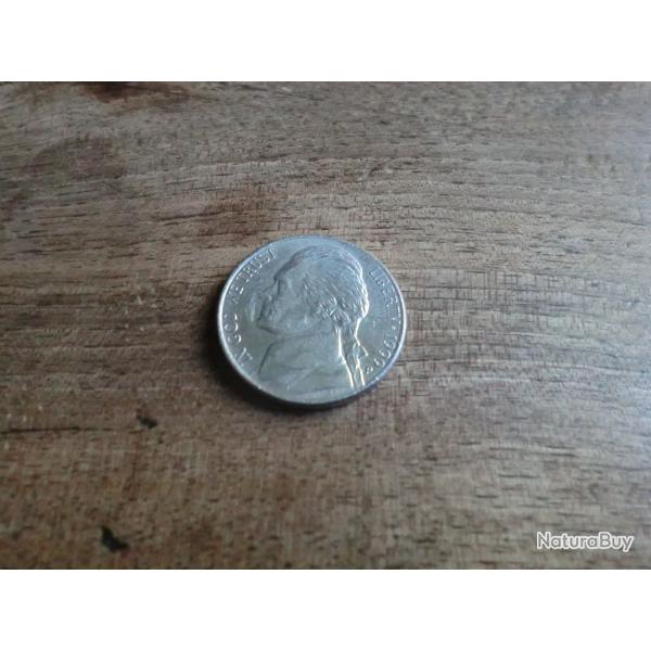 monnaie �tats unis five cts 1999