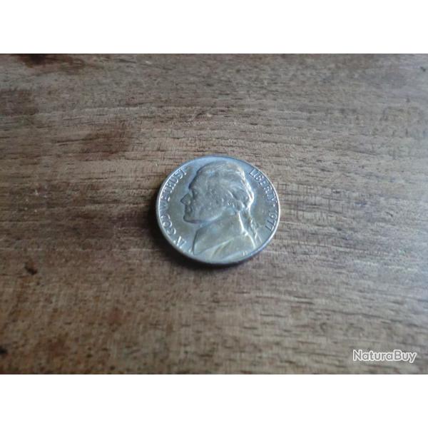 monnaie �tats unis five cts 1977