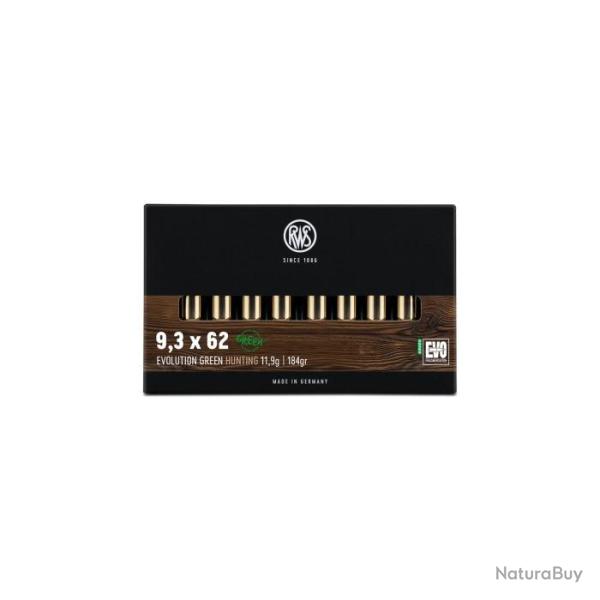 Balles RWS Evo Green - Cal. 9.3x62 - 9.3x62 / Par 1