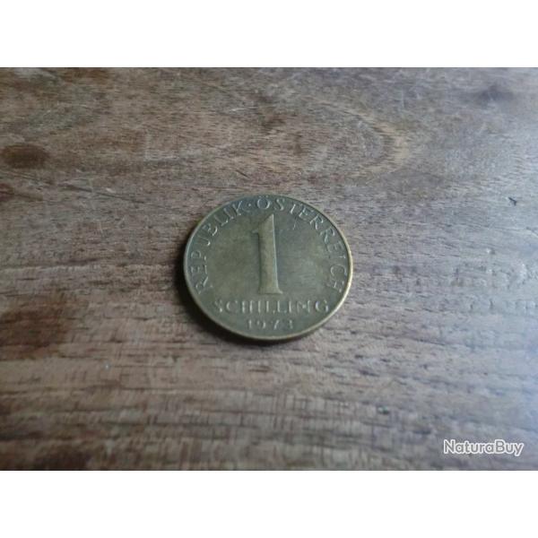 monnaie 1 schilling  1973
