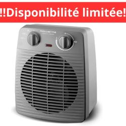 Radiateur soufflant chauffage d'appoint portable 35 m&sup2; 1000 W 2000 W Thermostat