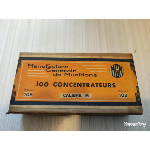 Boite 100 concentrateurs, Cal 16
