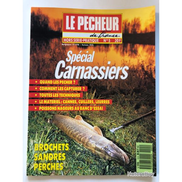 Hors S�rie Sp�cial CARNASSIERS - Le P�cheur de France- 1988 -