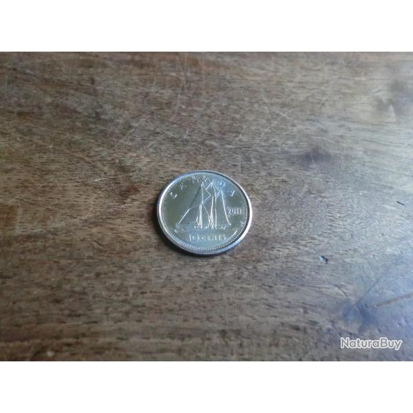 monnaie canada 10 cts  2011