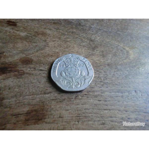 monnaie twenty 20  pence 1990