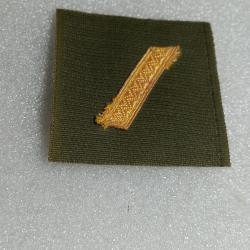 Grade de Sergent appel&eacute; du contingent