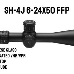 Lunette Arken SH-4J GenII 6-24x50 Rifle Scope