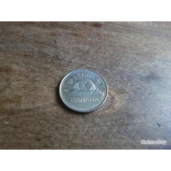monnaie canada 5 cts