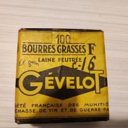 Boite de 64 Bourres Grasses F, Cal 16