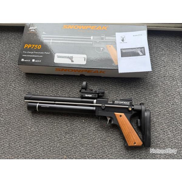 Pistolet carabine PP750 4,5mm
