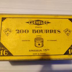 Boite de 196 Bourres, Cal 16