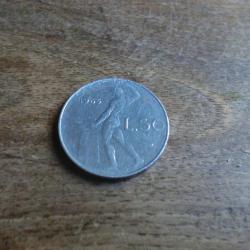 monnaie 50 lire 1965