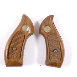 Paire de plaquettes d'origine pour S&W carcasse J round butt