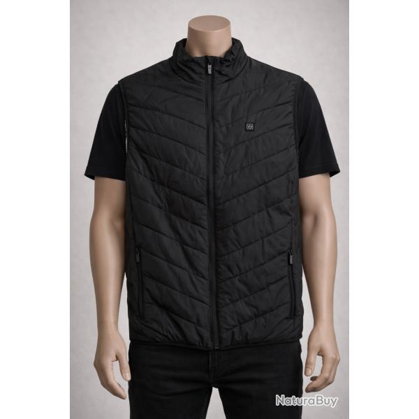 Doudounes sans manches chauffante noir