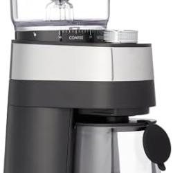 Moulin &agrave; caf&eacute; &eacute;lectrique avec 30 r&eacute;glages pour cafeti&egrave;re &agrave; piston, caf&eacute; filtre et espresso, noir