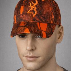 Casquette browning orange