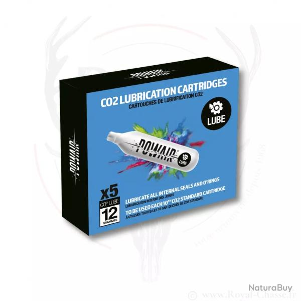 5 cartouches d'entretien CO2 POWAIR