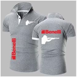 Polo BENELLI gris - LIVRAISON GRATUITE