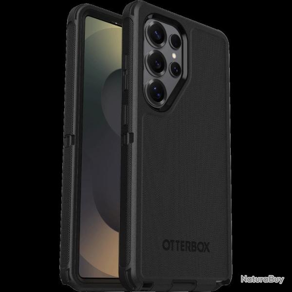 Coque AntiChoc OTTERBOX Defender Serie pour Samsung, Couleur: Noir, Smartphone: Galaxy S25