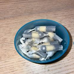 30 cartouches papier poudre noire cal 44 (454) , charge 1,2 grammes de PNF2, emballages sous vide