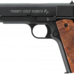 Pistolet &agrave; plomb CO2 4.5 mm BB UMAREX - COLT 1911 Classic Black Wood (3 joules max)
