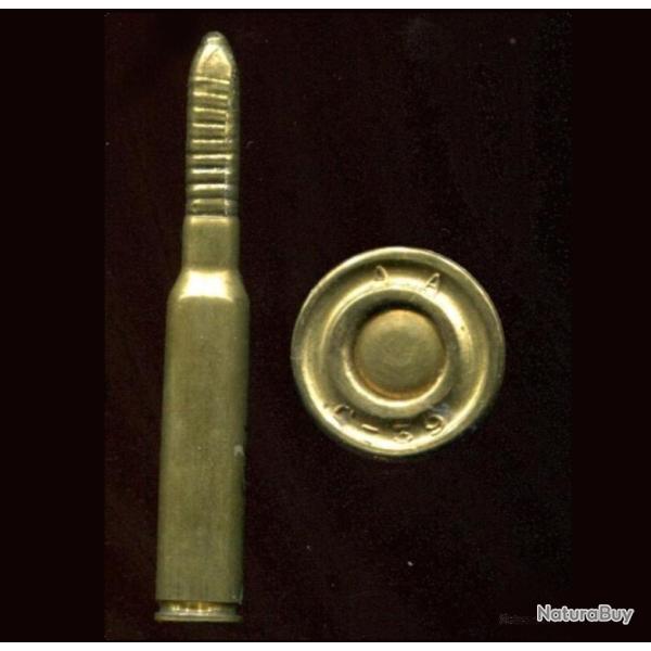 6.5x 52 Carcano Italie - � blanc Magistri - rare cartouche miltaire iltalienne