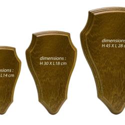 Ecusson pour troph&eacute;e chevreuil ou cerf - Ecusson Cerf