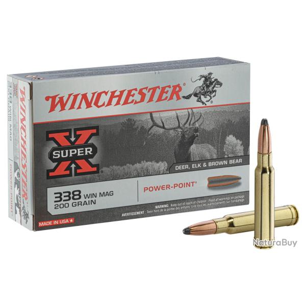 Munition grande chasse Winchester Cal. 338 Win - Balles autres calibres ...