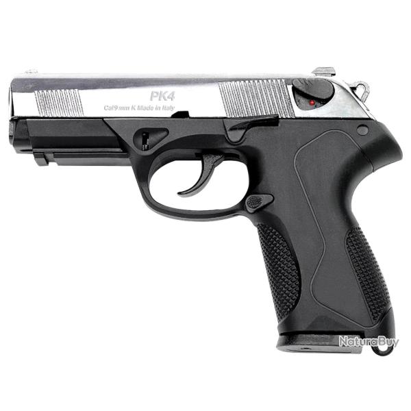 Pistolet 9 mm � blanc Chiappa PK4 bicolore noir/nickel�