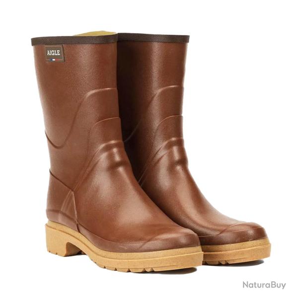 Aigle - Bottillon au chaussant universel Homme Bison 2 Ambre