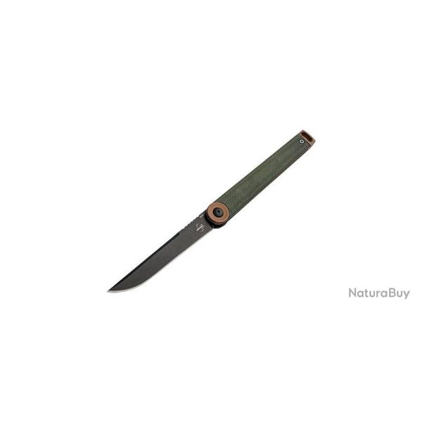 Couteaux pliants Kaizen Green Canvas Micarta Boker Plus