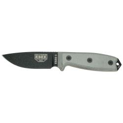 Couteaux fixes ESEE-3 - Noir - Pommeau modifi&eacute; ESEE
