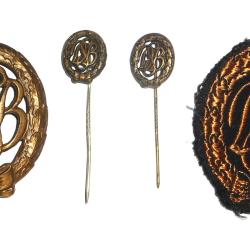 INSIGNES SPORTIVES de l'ORGANISATION &laquo; DSB &raquo;.