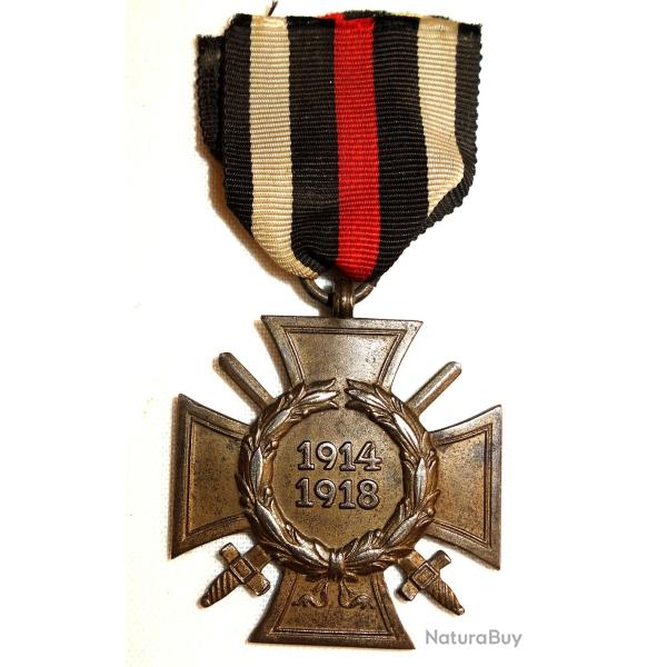 CROIX ALLEMANDE du COMBATTANT de la PREMIERE GUERRE