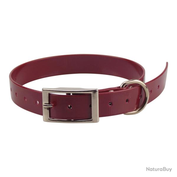 Sangle compatible GARMIN MINI T5 MINI TT15 - jokidog 60 cm bordeaux