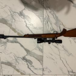 carabine 222 r TIKKA M55 + lunette , munition et silencieux