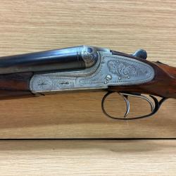 Fusil Merkel &agrave; platines calibre 12/70