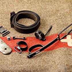 Lot Suisse Schmidt Rubin K11 Pi&egrave;ces d&eacute;tach&eacute;es pour de Crosse