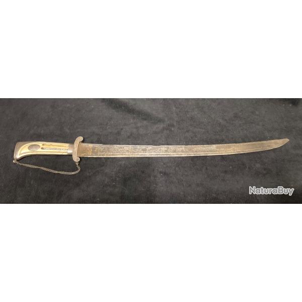 Dague de Chasse � garnitures d'argent , vers 1760. France .