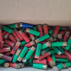 Lot de 100 cartouches anciennes cal 16 douilles  plastiques