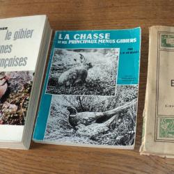 Livre du Dr COUTURIER et autres livres anciens sur la chasse