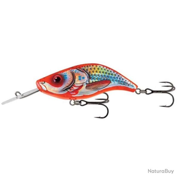 Poisson Nageur Salmo Sparky Shad Flottant 4cm 3,5g 4cm Holographic Gold Orange Shad