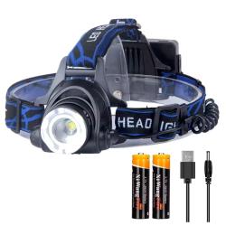 Lampe Frontale Led &Eacute;tanche Puissante et Zoomable....Enchere 1 euro