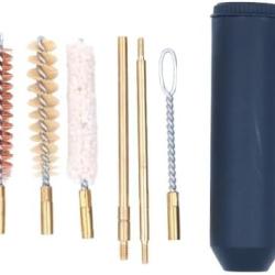 Kit Nettoyage Complet Cal. 38 / 357 / 9mm - Laiton & Nylon - Sp&eacute;cial Pistolet & Revolver - NEUF