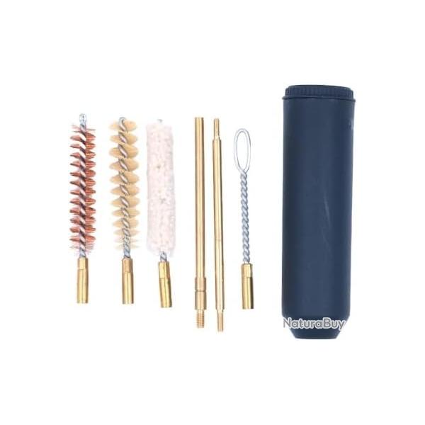 Kit Nettoyage Complet Cal. 38 / 357 / 9mm - Laiton & Nylon - Sp�cial Pistolet & Revolver - NEUF