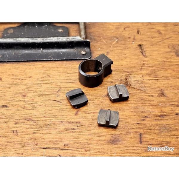 Lot Pi�ces d�tach�es Guidon pour fusil Suisse Schmidt Rubin G96/11