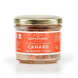 Terrine gourmande de canard au magret fum&eacute; - Pot de 90g