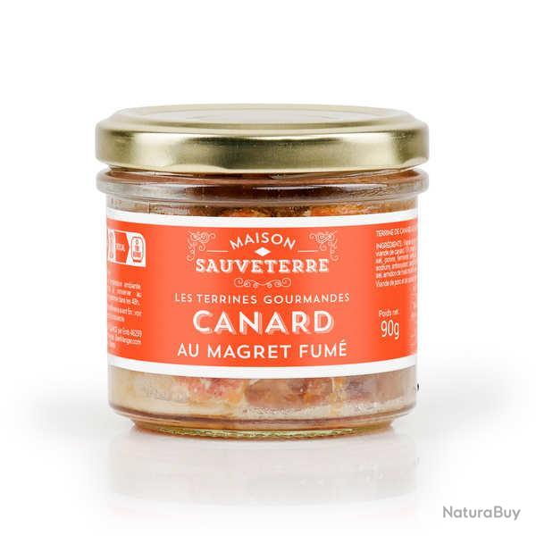Terrine gourmande de canard au magret fum� - Pot de 90g