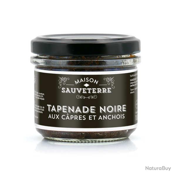 Tapenade noire aux c�pres & anchois - Pot de 100g